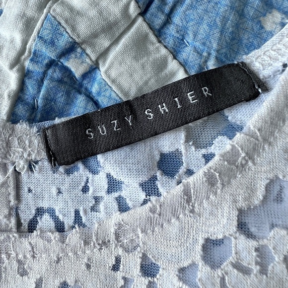 Suzy Shier Womens White Feminine Softgirl Boho Lace Sleeveless Top XS - Picture 4 of 9